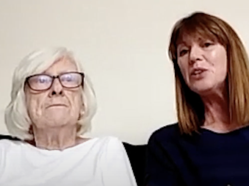 Edith Stephenson (ES) and her daughter Debbie Mudge (DM)